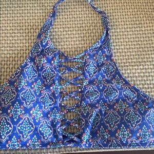 Halter top bathing suit
